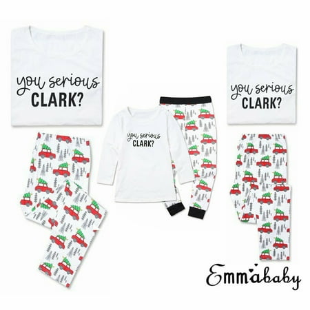 

Hirigin USA Family Match Christmas Adult Women Kids Sleepwear Nightwear Pajamas