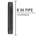 thumbnail image 2 of LDR Global Industries 302 1X8 1 x 8 in. Black Pipe Nipple, 2 of 8