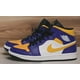 thumbnail image 4 of N I-K-E A i r-Jor-dan 1 Mid "Lakers" Basketball Shoes DQ8426-517 U.S. Men's Size 8.5, 4 of 6