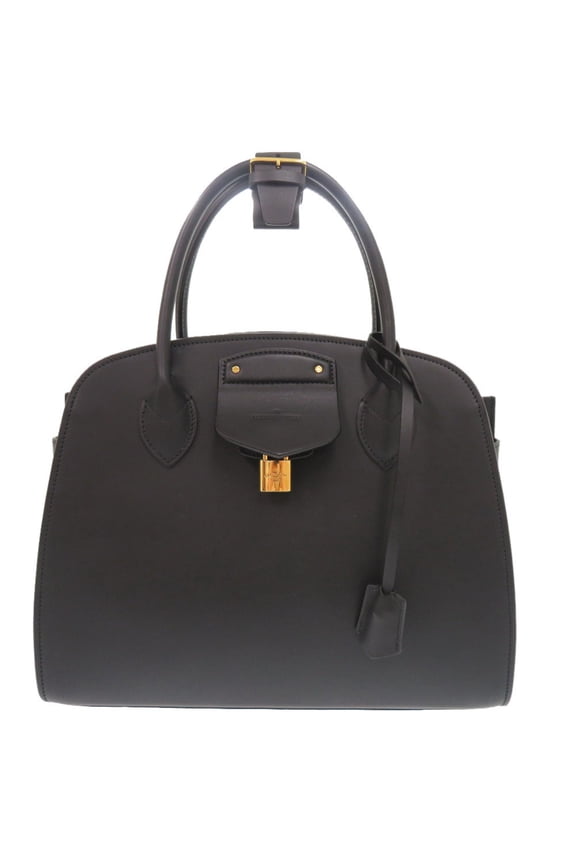 Pre-Owned Louis Vuitton Neo Steamer PM Automatic Leather Handbag in Black (LV 0951)