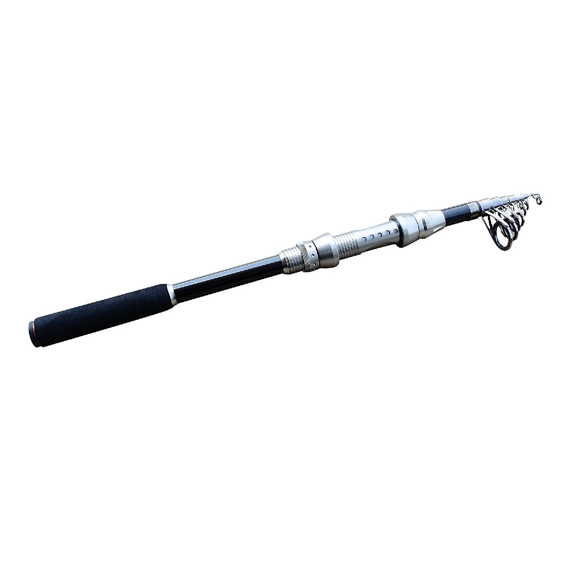 CarbonZeal Carbon Fiber Travel Spinning Telescopic Fishing Rod