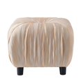 thumbnail image 3 of Jennifer Taylor Home Gracie Pleated Decorative Ottoman Satin, 3 of 6