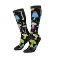 thumbnail image 2 of Balery Bright Mushrooms Fun Novelty Socks Men'S Women'S Crew Socks Funny Crazy Novelty Socks Quirky And Cool Socks, 2 of 9