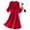 Red, variant on Xysaqa Satin Nightgown for Women Silk Sleepwear Elegant Embroidery V Neck 3/4 Sleeve Sleep Shirt Soft Luxurious Nightdress Clearance White