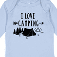 thumbnail image 4 of Inktastic I Love Camping- Tent and Trees Boys or Girls Long Sleeve Baby Bodysuit, 4 of 5