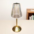 thumbnail image 3 of Lámpara de mesa JShteea cristal táctil Regulable Recargable, 3 of 9