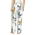 thumbnail image 3 of Fotbe Farm Roosters Women's Pajama Pants,Sleepwear Pants,Pj Bottoms Drawstring And Pockets-Small, 3 of 9