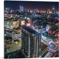 thumbnail image 1 of ARTCANVAS Manila Philippines Skyline at Night Square Canvas Art Print - Size: 26" x 26" (1.50" Deep), 1 of 9