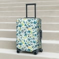 thumbnail image 6 of Zufioo Floral In Blue Print Luggage Case Protective Cover, Zippered Anti-scratch Luggage Case Cover, Suitable for Travel, Business, Unisex-Large, 6 of 7