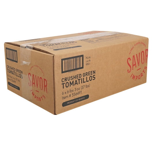 Savor Imports Green Tomatillo, Crushed, #10 Can, 6/Case
