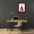 thumbnail image 3 of Fleck, Jay 18x24 Black Ornate Wood Framed with Double Matting Museum Art Print Titled - Penguin and Walrus, 3 of 4
