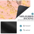 thumbnail image 4 of Image of Pink Texture Bath Rugs 16x24 Inch Non Slip Bath Mat Quick Dry Super Absorbent Thin Bath Rug Fit Under Door Washable Bath Floor Rugs for Bathroom Bathtub Shower Sink,Multi 4, 4 of 6