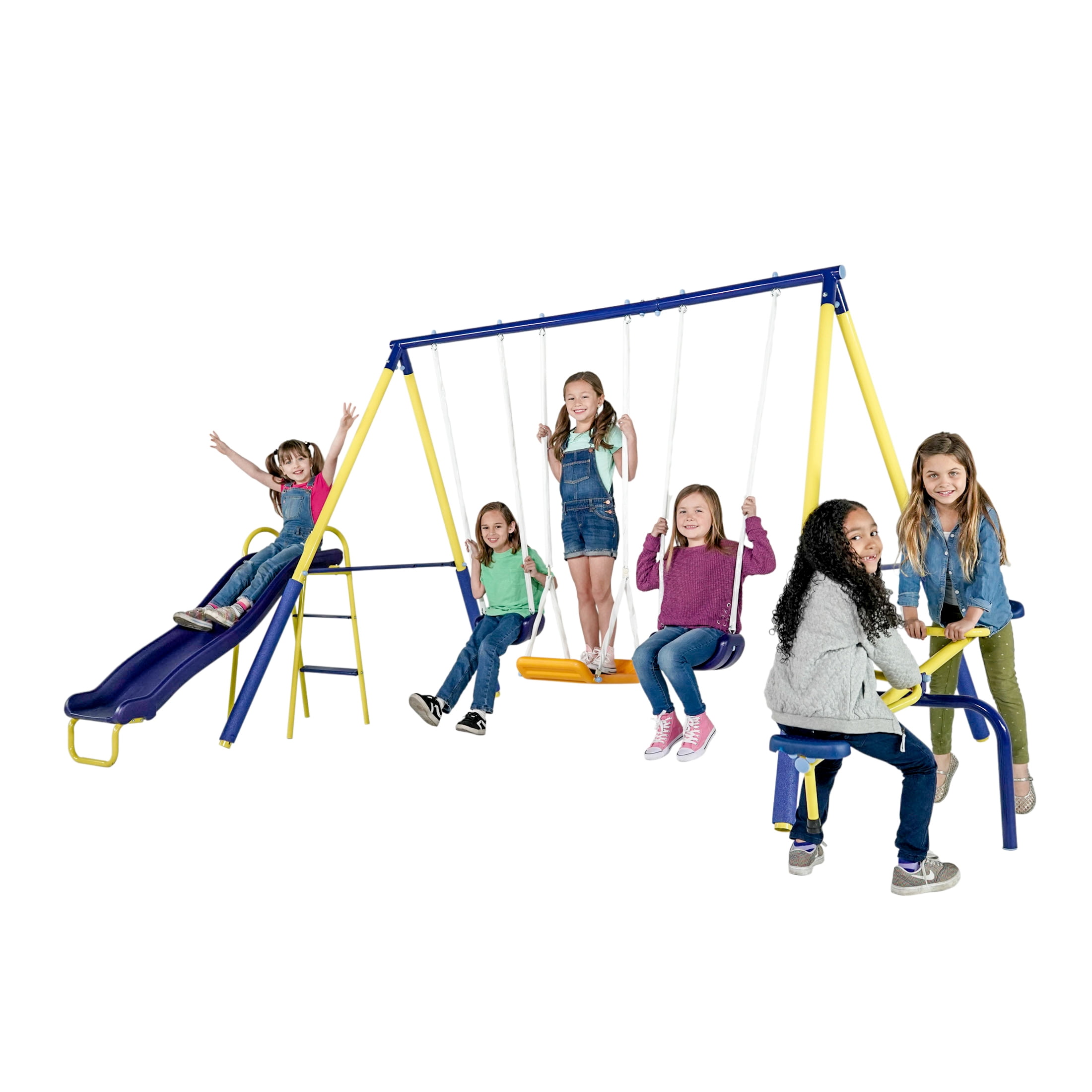 Buy Sportspower Palmview Metal Swing Set with TeeterTotter, Standing