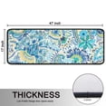 thumbnail image 5 of Kitchen Rugs Sets Of 2,Blue Paisley and Floral Pattern Anti Fatigue Kitchen Mat Rugs Non Slip Washable,Decorative Kitchen Floor Mats for Kitchen,Sink,Laundry,17"x47"+17"x47", 5 of 5