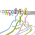 thumbnail image 4 of 80 ganchos resistentes al viento para colgar ropa, con hebillas de fijación, redondos, 4 of 8