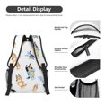 thumbnail image 5 of Lsque Bluey Pattern Comfortable Student Backpack - Ergonomic Design, Durable, Water-Resistant, Multi-Compartment,Travel, and Outdoor Activities, 5 of 7