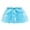 Light Blue, variant on Girls Skirts Kids Toddler Sequin Bowknot Ballet Dot Printed Mesh Skort Holiday Party Dance Princess Skirt Size 6-8 Y