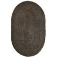thumbnail image 3 of Anji Mountain Kerala Gray Jute Oval Rug 6' x 9', 3 of 3