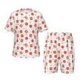 thumbnail image 1 of Fotbe Pastry Pijama Estampada de 2 Piezas para Niños – Ropa de Dormir de Manga Corta Cómoda para Niños y Niñas, Camiseta y Shorts de Algodón-Large, 1 of 6