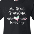 thumbnail image 4 of Inktastic My Great Grandma Loves Me- Heart Great Grandchild Youth T-Shirt, 4 of 5