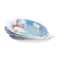 thumbnail image 1 of Platos De Navidad, Platos De Fiesta De Navidad Respetuosos Con El Medio Ambiente Desechables Seguros Para Exteriores Para Cena Para El Hogar Amonsee Otros, 1 of 8