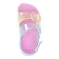 thumbnail image 2 of Wonder Nation Toddler Girls Two Buckle Jelly Sandals, 2 of 6