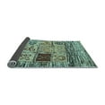 thumbnail image 2 of Ahgly Company Indoor Square Oriental Light Blue Modern Area Rugs, 8' Square, 2 of 4