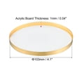 thumbnail image 2 of Unique Bargains 4.1 Inch Inner Dia. Lampshade Diffuser, 2 Pieces Dustproof Dust Protection Cover Acrylic Board for Barrel Lamp Shade, 2 of 6