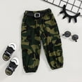 thumbnail image 6 of LYMAYTER Baby Toddler Girls 2 Piece Summer Outfits Halter Tee Shirt Tops Camo Pants Trendy Clothing Sets, 9M-5T Newborn Sleeveless Shirt Jogger Sweatsuits Sets, 6 of 11