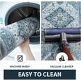 thumbnail image 4 of Boho Kitchen Rugs and Mats Set of 2 Washable Kitchen Mat for Floor Non Skid Cushioned Anti-Fatigue Comfort Standing Mat for Front of Sink Laundry Room Hallway Enteyway 17"x32" + 17"x48", 4 of 6