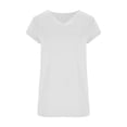 thumbnail image 5 of Pxxlle Summer Tops for Women Casual Cap Sleeve T Shirts Loose Fit V Neck Shirt Solid Color Basic Tees for Beach Vacation White L, 5 of 7