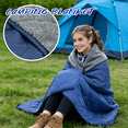 thumbnail image 6 of Oaskys Waterproof Oversized Velvet Travel Blanket – Ultra Soft Warm Short Plush Blanket for Airplane, Camping, Road Trips and Home Couch Use, 6 of 8