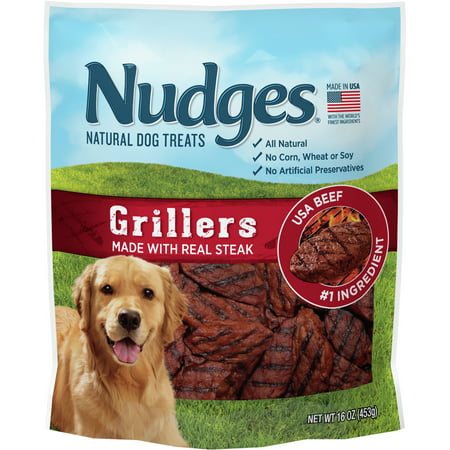 UPC 031400063036 product image for Blue Buffalo Nudges Grillers Natural Dog Treats  Steak  16oz Bag | upcitemdb.com