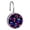 Multicolor 2, variant on 12pcs Decorative Shower Curtain Hooks, Rust Resistant Shower Rings for Bathroom Living Room,Rustproof Stainless Steel Rings for Shower Curtain and Liner Rods,Neon Skull Print