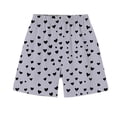 thumbnail image 4 of Kids Girls Fashion Cute Print Loose Short Sleeve Top Shorts Set Homewear Set, 4 of 8