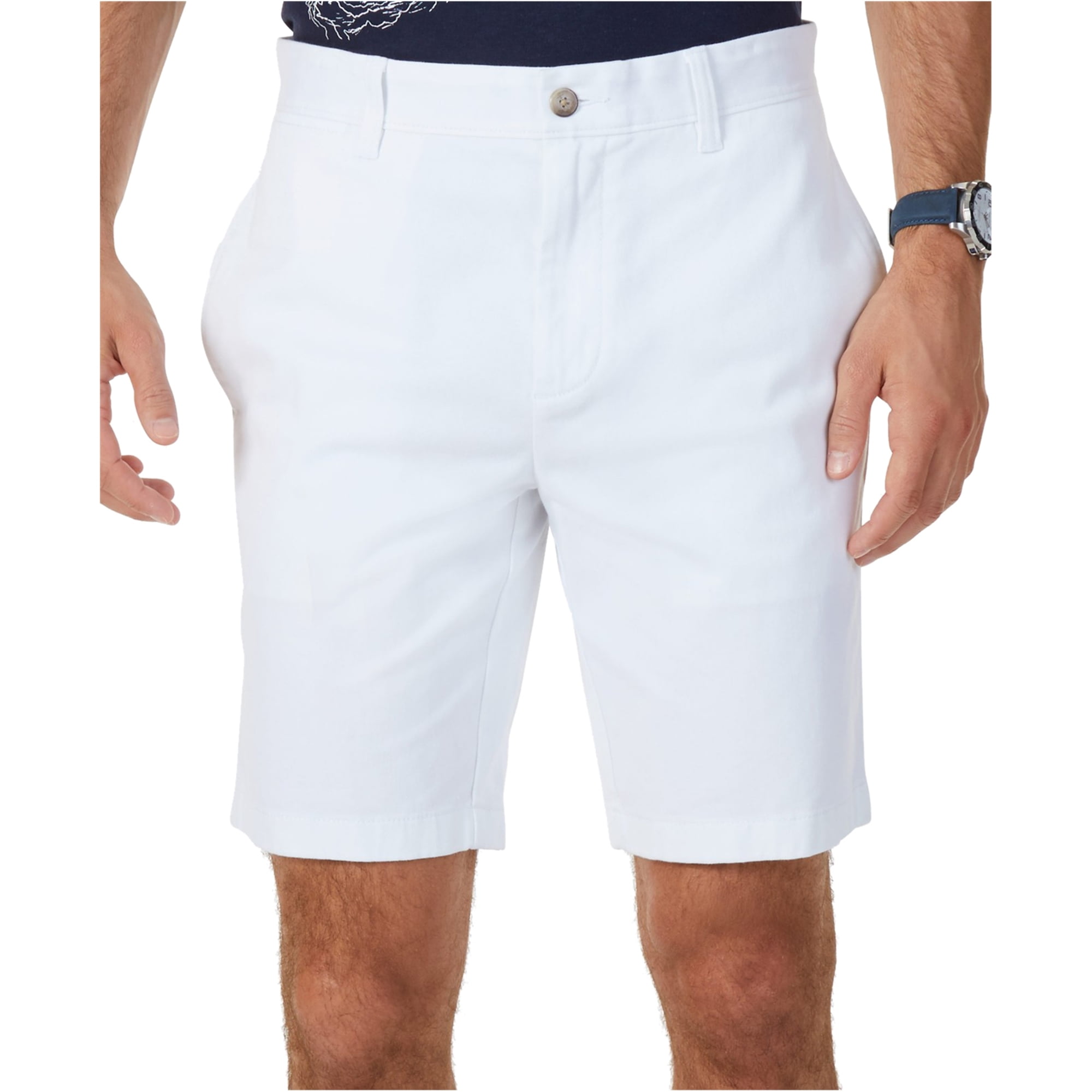 Nautica Mens Slim-Fit 9' Casual Walking Shorts, White, 42 - Walmart.com