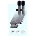 thumbnail image 4 of Mistaha Mini Microphone Cravate Sans Fil à Pince Micro Omnidirectionnel 2 Émetteurs 1 Récepteur avec Cache-Vent, 4 of 8