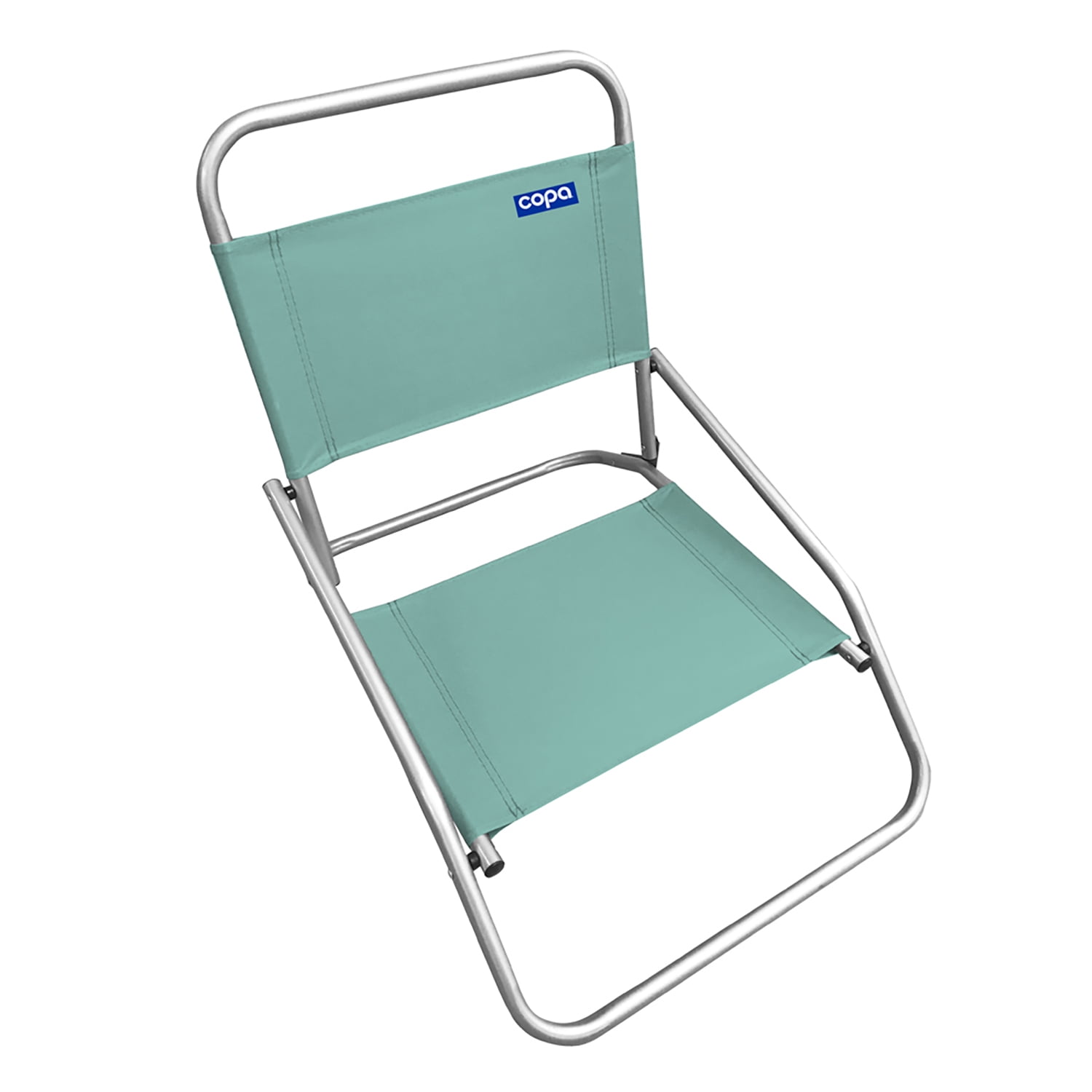 Seasonal Supply Co. 1-Position Sand Steel Beach Chair