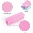 thumbnail image 4 of y 10 Pack Nail Buffer Blocks Pink, Green, Yellow, Blue 120 Grit Nail File with Nail Brush, Sponge Nail File Block for Professional Salons (Multicolor), 4 of 5