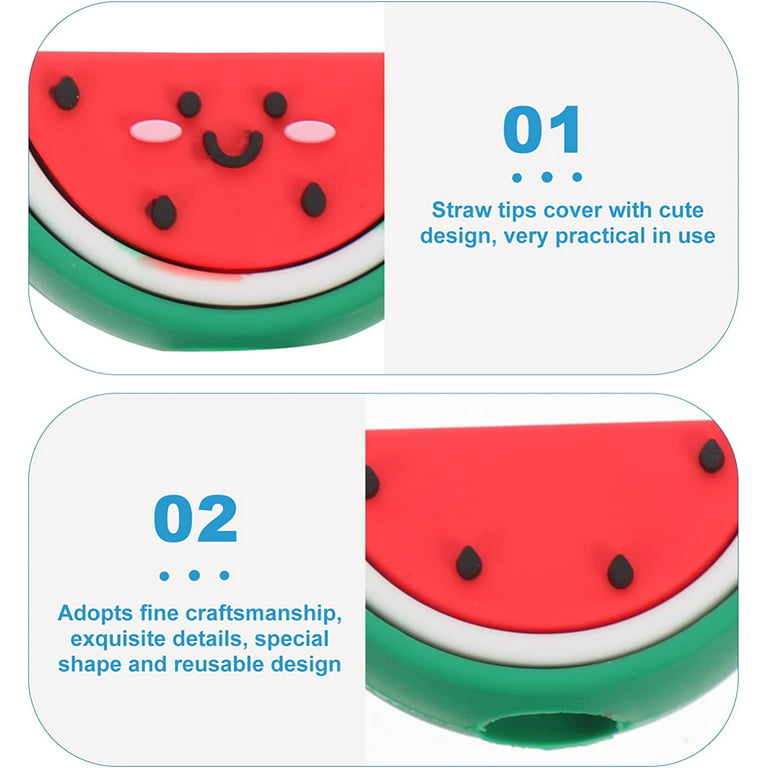 Straws Anti Rattle Grommets 2pcs Silicone Straw Tips Cover Cute Strawberry  Reusable Drinking Straw Tips Lids Plugs Cap Protector For Juice Milk Tea  Wine Cooler Beverage Rubber Straw Tips 