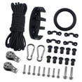 thumbnail image 4 of de carro de anclaje para canoa y Kayak, aparejo de cuerda de 9M, anillo redondo, Hardware de montaje, almohadilla para Kayak, taco en Zig Zag para Cola Carro de anclaje para canoa, 4 of 8