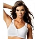 thumbnail image 1 of Women Post Surgery Front Fastening Sports Bra With Wide Back Support-white(l), 1 of 4