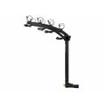 thumbnail image 1 of Saris Bike Rack 884 Bones; 1-1/4 Inch And 2 Inch Receiver Hitch Mount; Holds 4 Bikes; Up To 140 Pound Weight Capacity; Bike Frame Clamp; Without Lock; Foldable; Black; Steel, 1 of 2