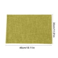 thumbnail image 2 of Napperons pour Tables à Manger en Cuir et Nylon Double Face 30x46 cm, 2 of 6
