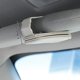 thumbnail image 4 of Paquete de 2 soportes para gafas de sol para coche, Clip magnético de cuero para gafas, Clip para tarjeta de billete, soporte Universal para coche, 4 of 5