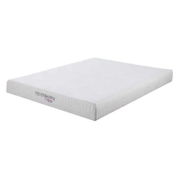 Keegan White 8Inch Twin XL Memory Foam Mattress