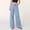 Light Blue wide leg jeans women a1, variant on Wide Leg Jeans for Women High Waisted Flowy Floral Pants with Pockets Casual Streetwear Long Lounge Trousers Summer Party Beachwear, Black S