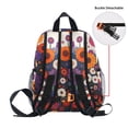 thumbnail image 5 of FORMRS School Backpack with Front Zippered Pocket 12" Student Travel Daypack, Purple Flowers, 5 of 6