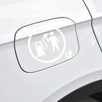 CxhicLuv Car Stickers, Auto Decals, Funny Cover Decorative Multi-Color, Car Exterior Accessories, Personalized Decoration & Reminder for Car Owners, DIY Enthusiasts, White