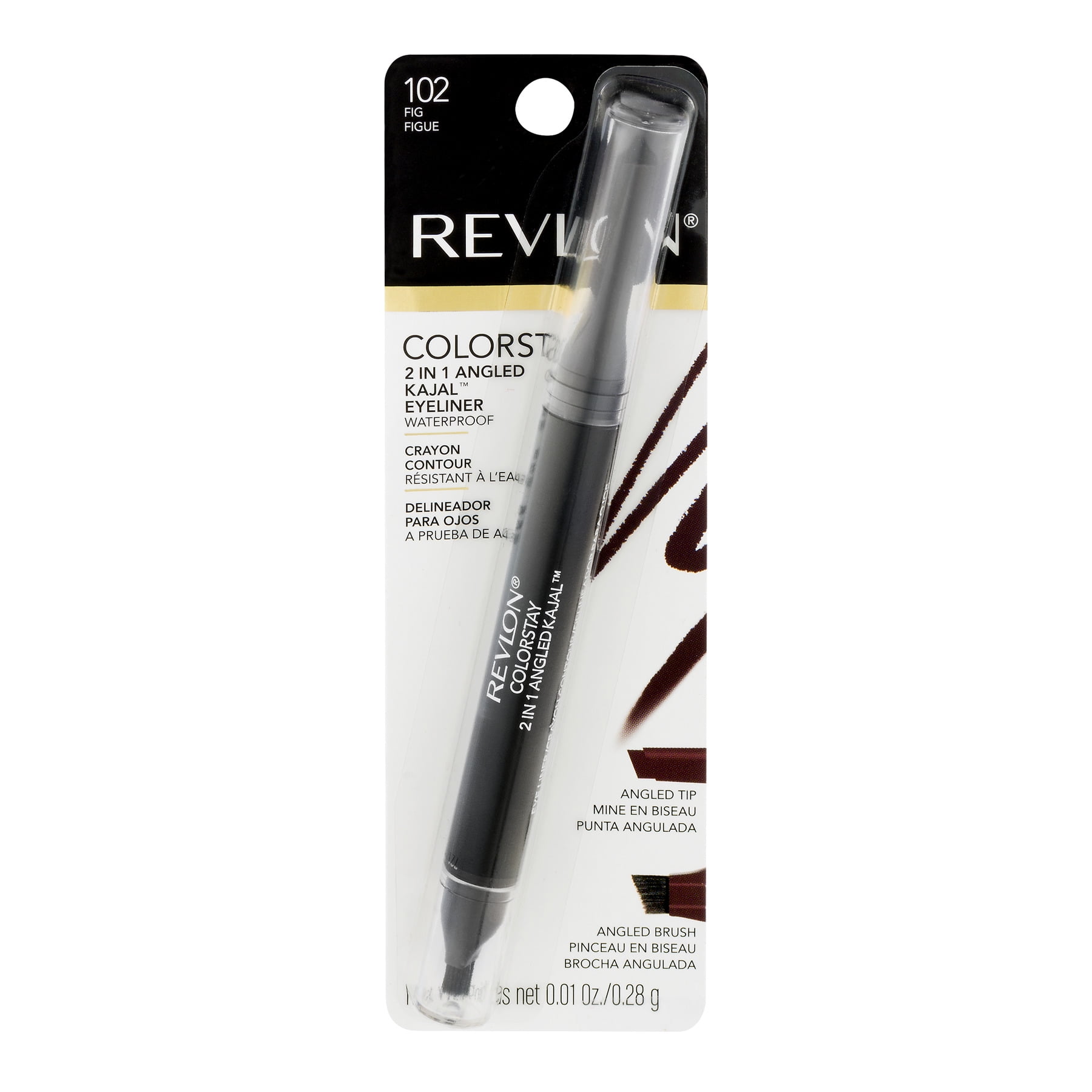 Revlon colorstay 2in1 angled kajal eyeliner, fig